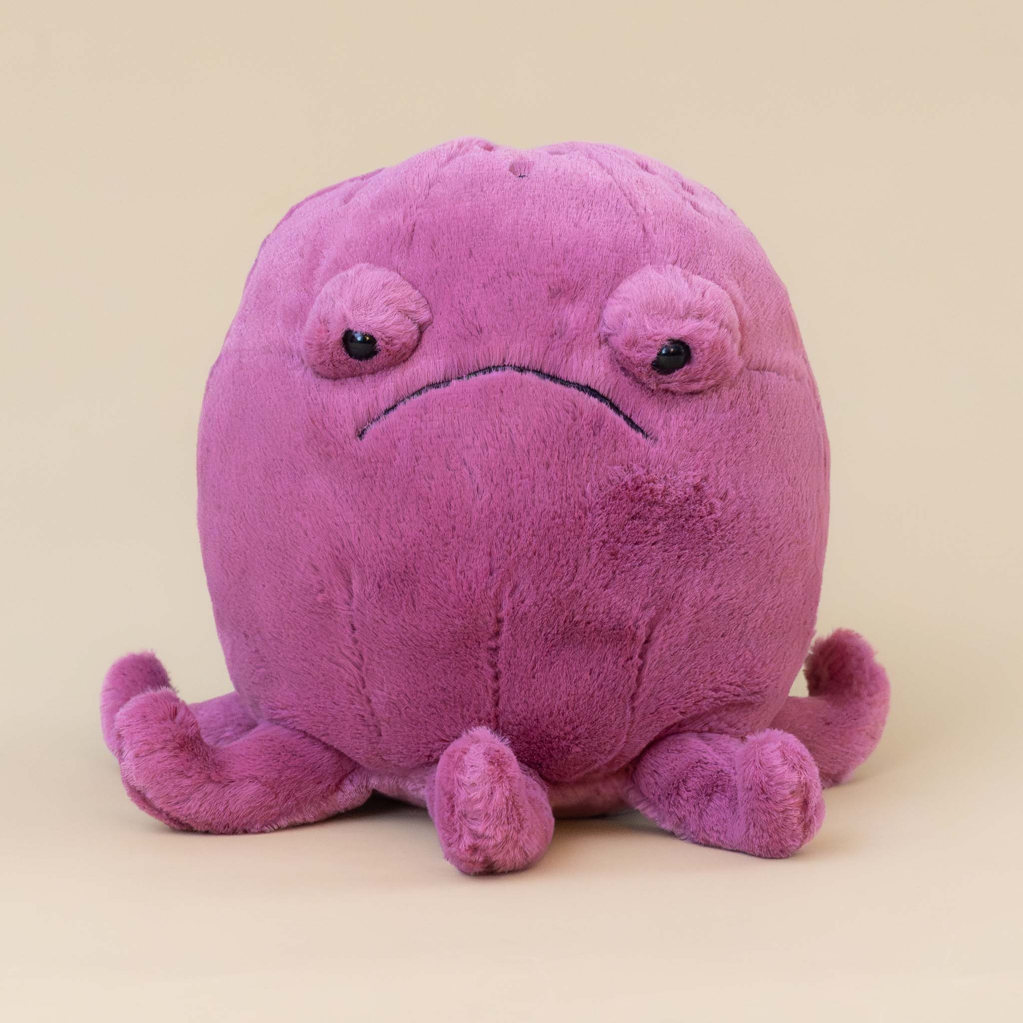 ondre-octopus-ball-shaped-purple-stuffed-animal-grumpy-face