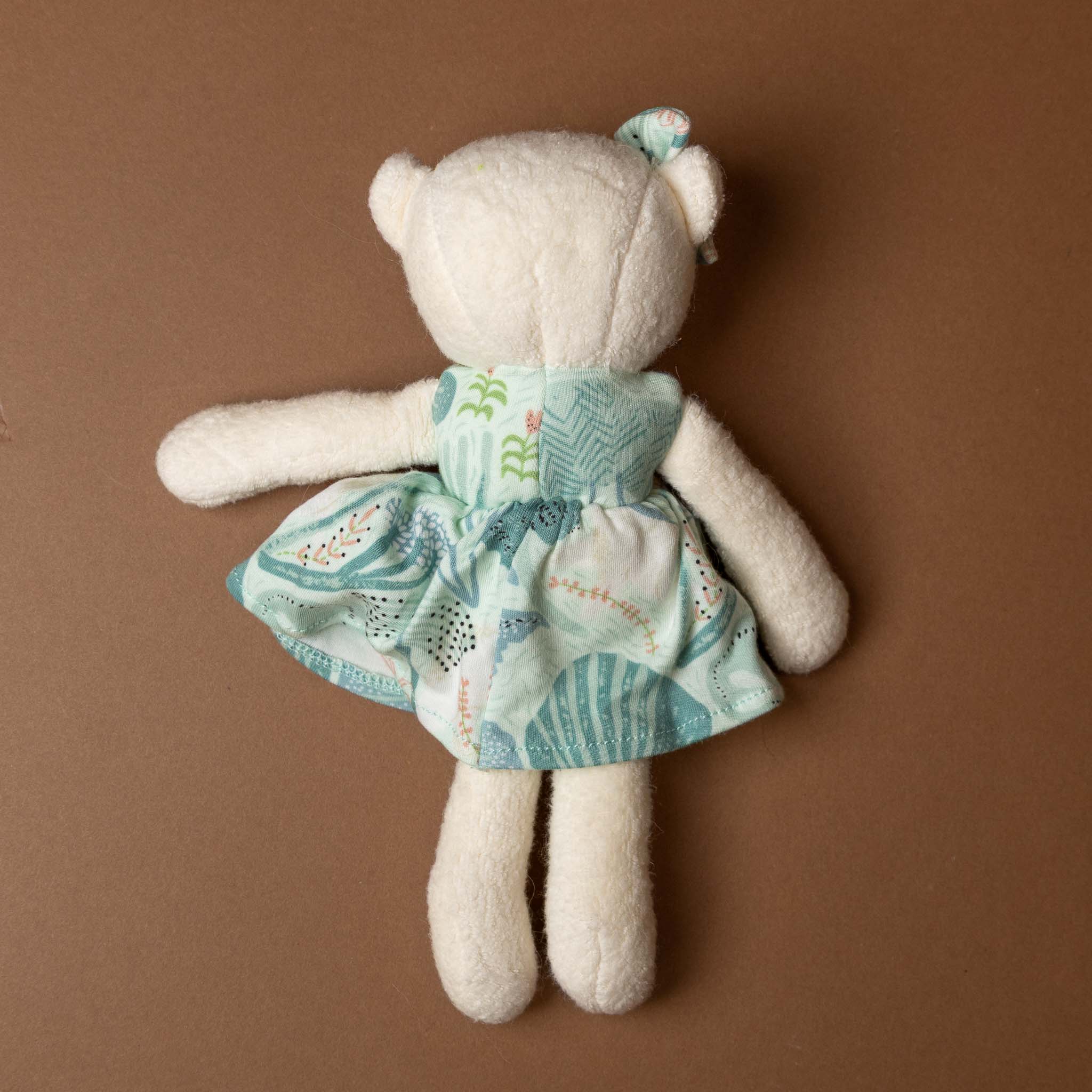 organic-cotton-polar-bear-friend-sea-blue-dress-back