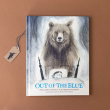 Load image into Gallery viewer, out-of-the-blue-book-cover-with-bear-behind-a-child-sleeping