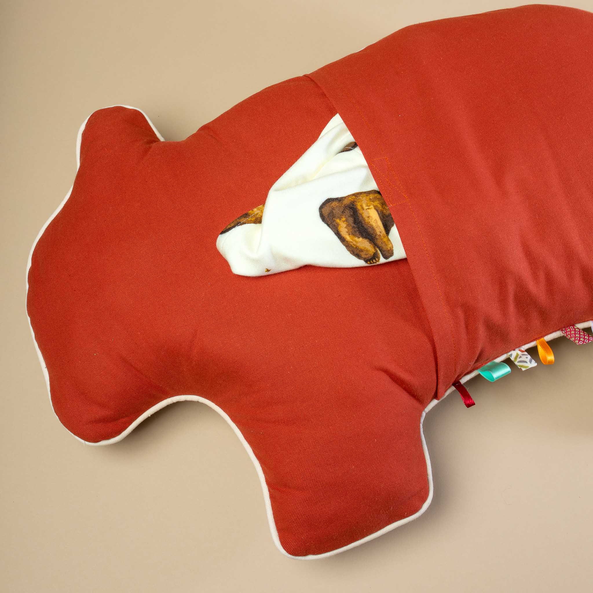 pajama-pillow-brown-bear-back-with-pocket-for-pajamas