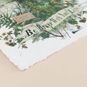 deckle-edge-detail-with-print-images-in-green-yellow-brown-and-black