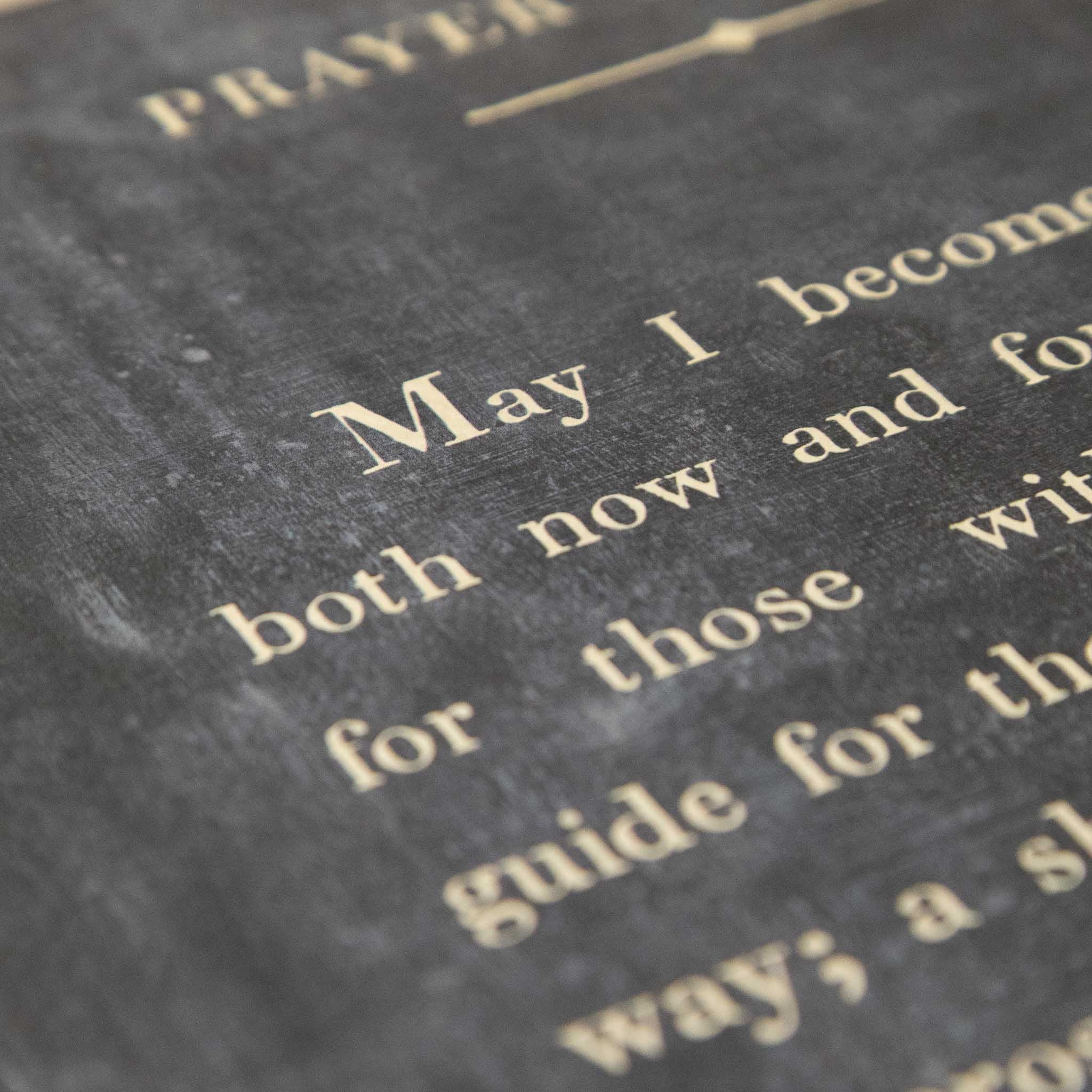Text on a black background with gold lettering