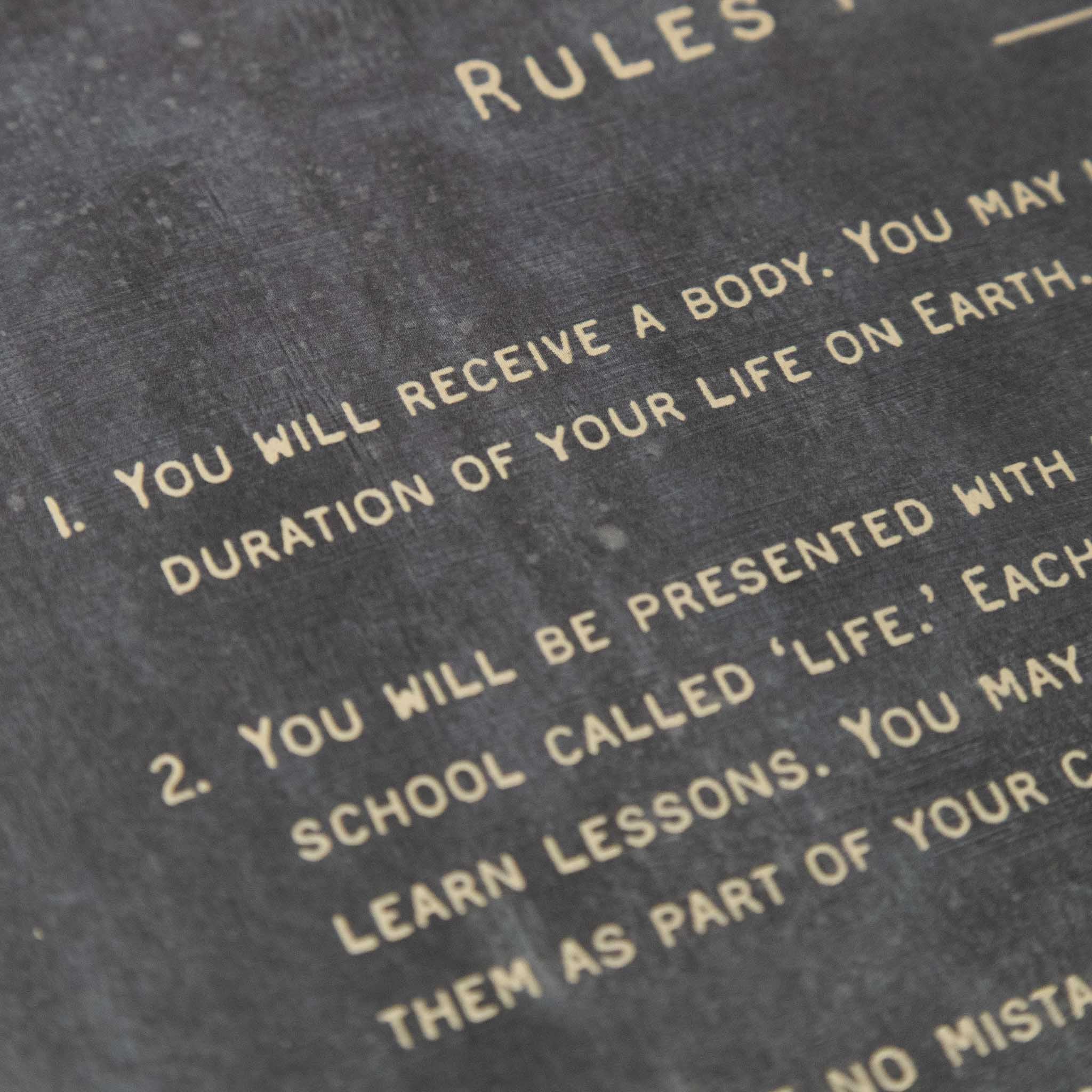 Text on a black background with gold lettering