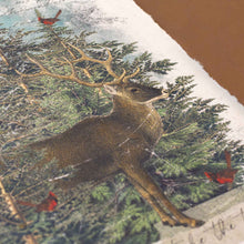 Load image into Gallery viewer, detail-of-deer-pines-birds