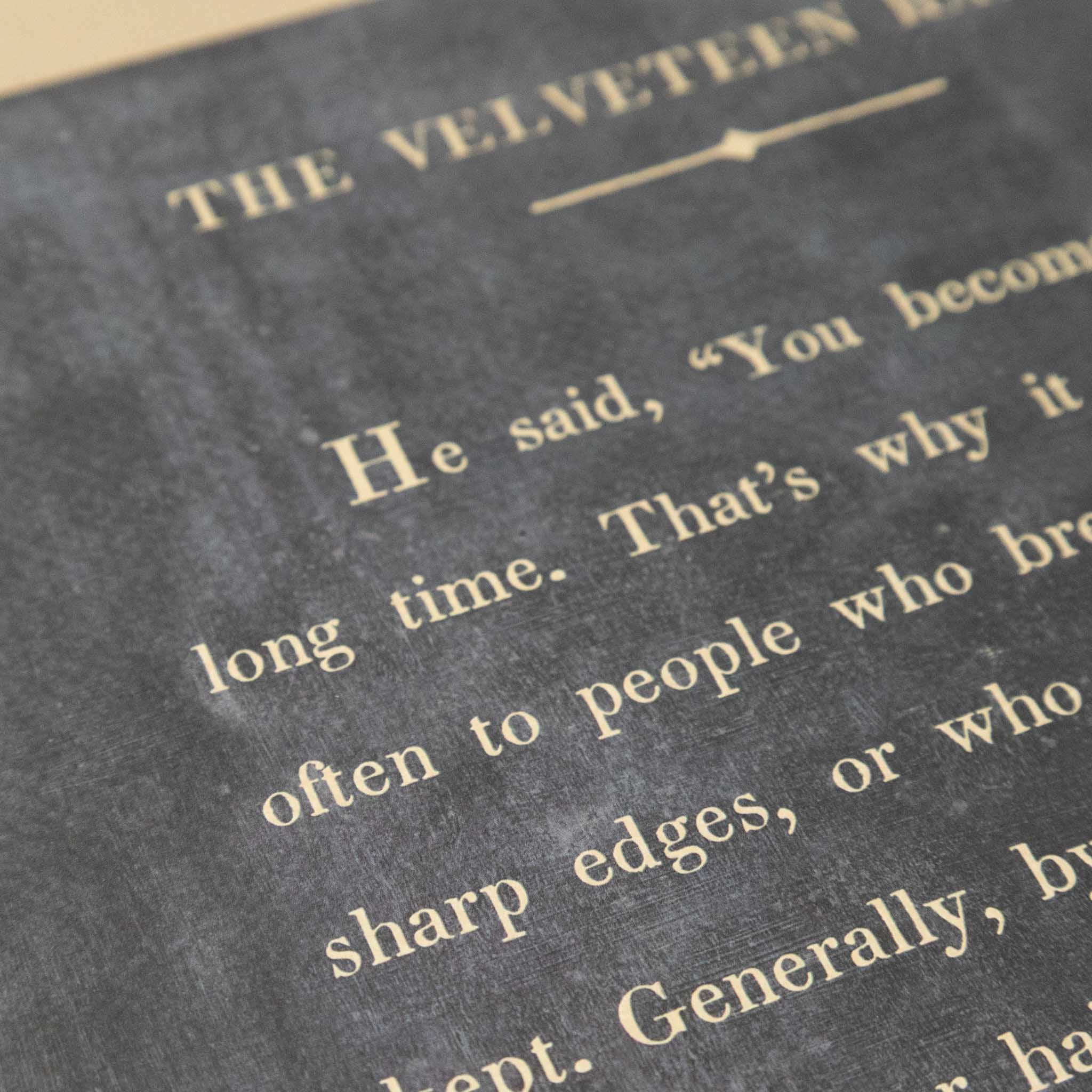 Text on a black background with gold lettering