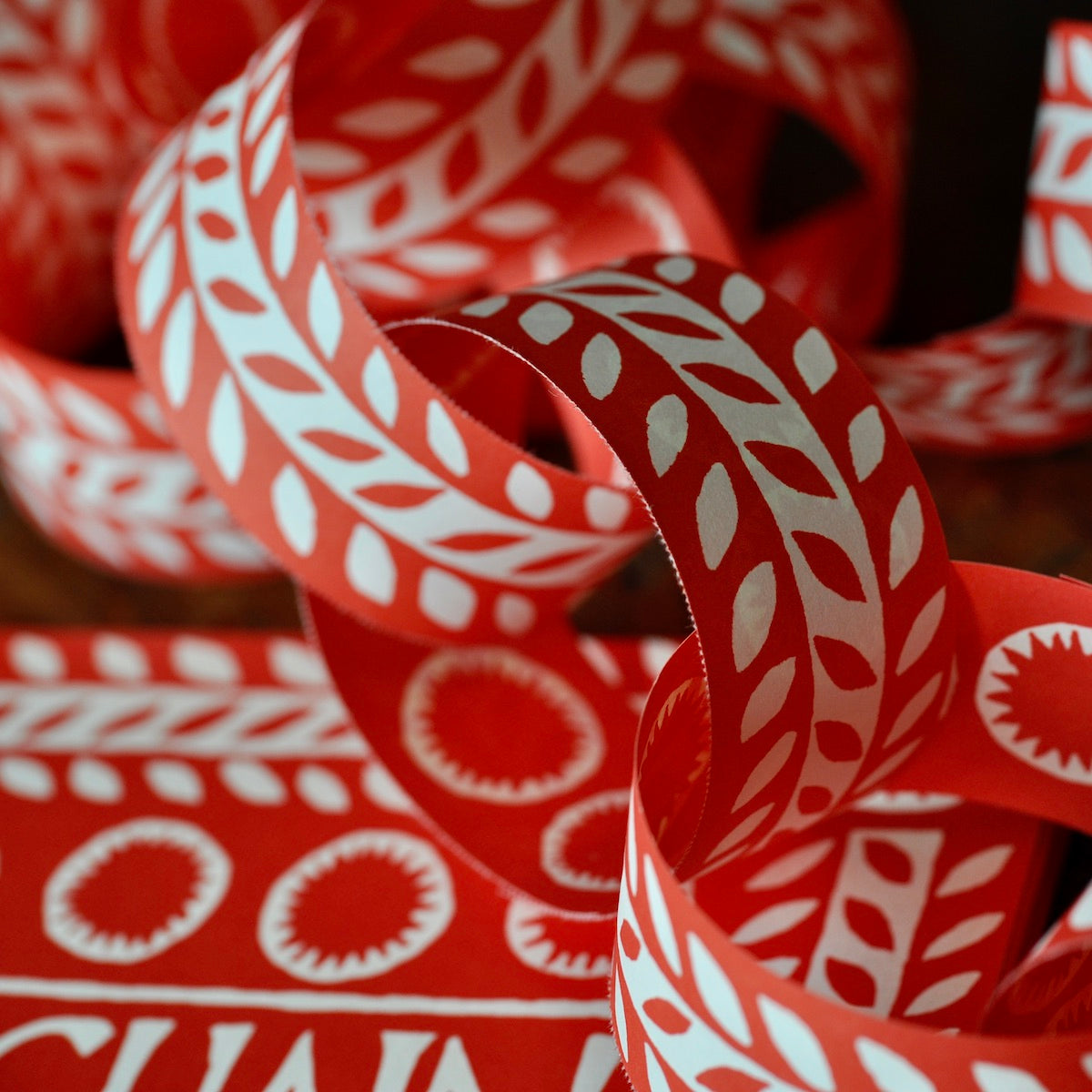 Paperchain Set | Red, Red White