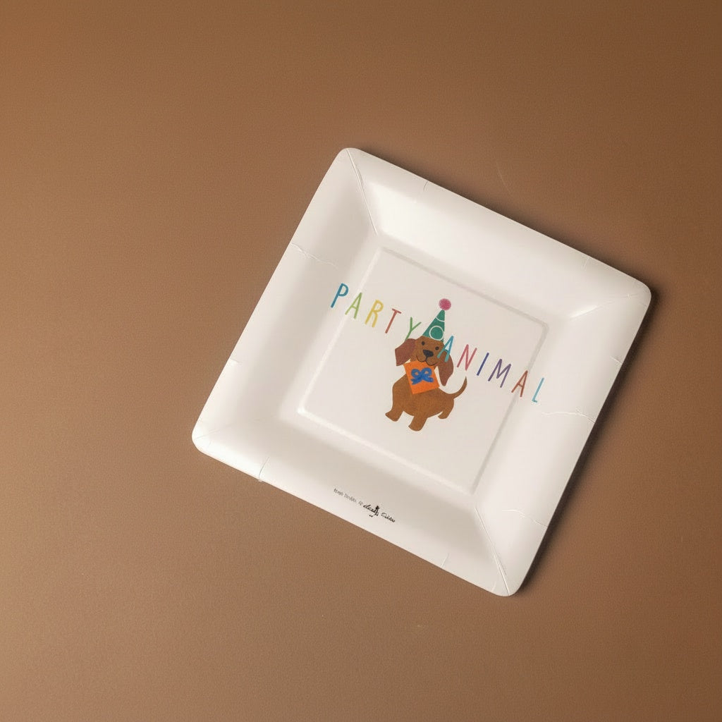 Party Animals Paper Plate Set | Dessert