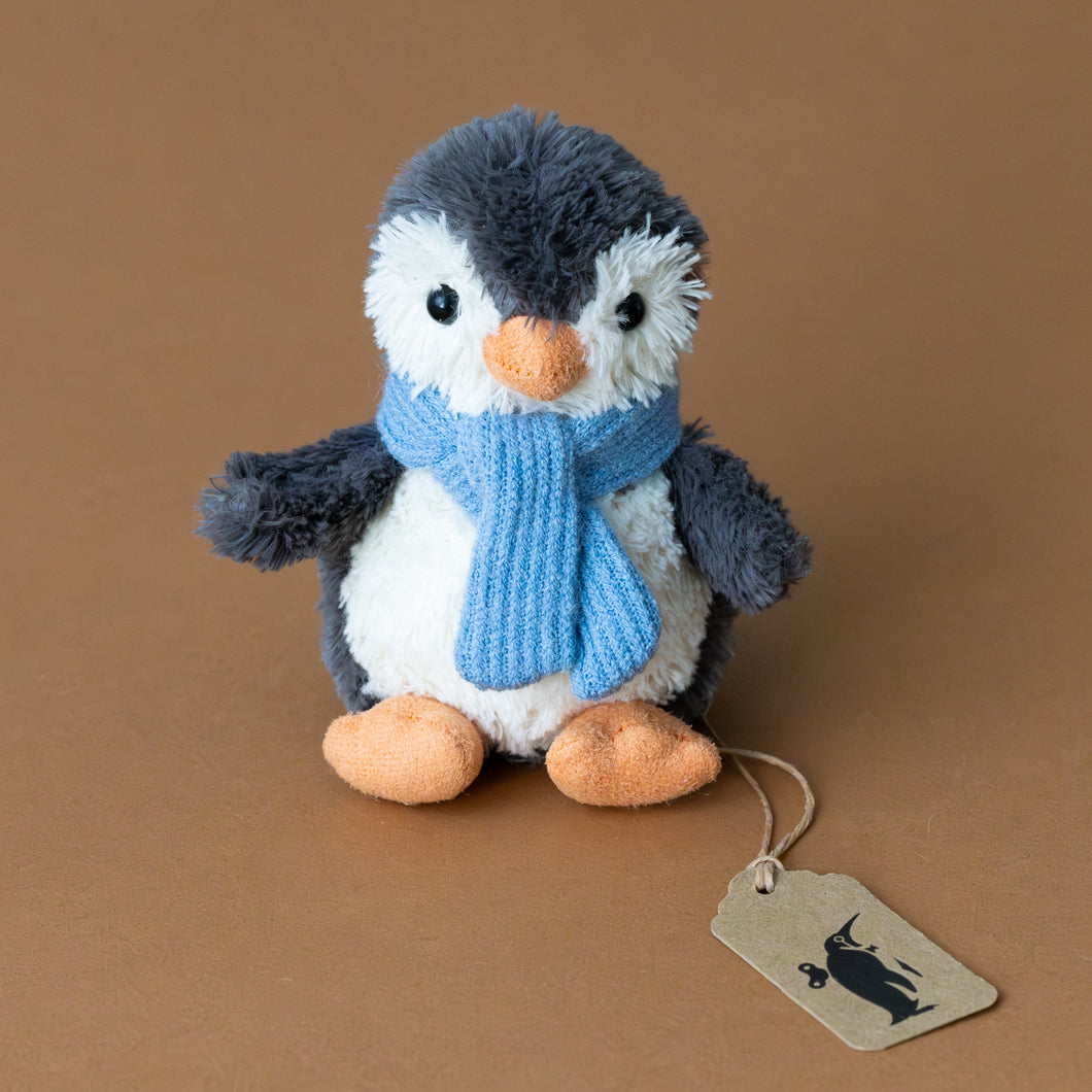 peanut-penguin-ornament-with-blue-scarf