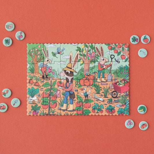 Petite 24pc Observation Puzzle | Garden
