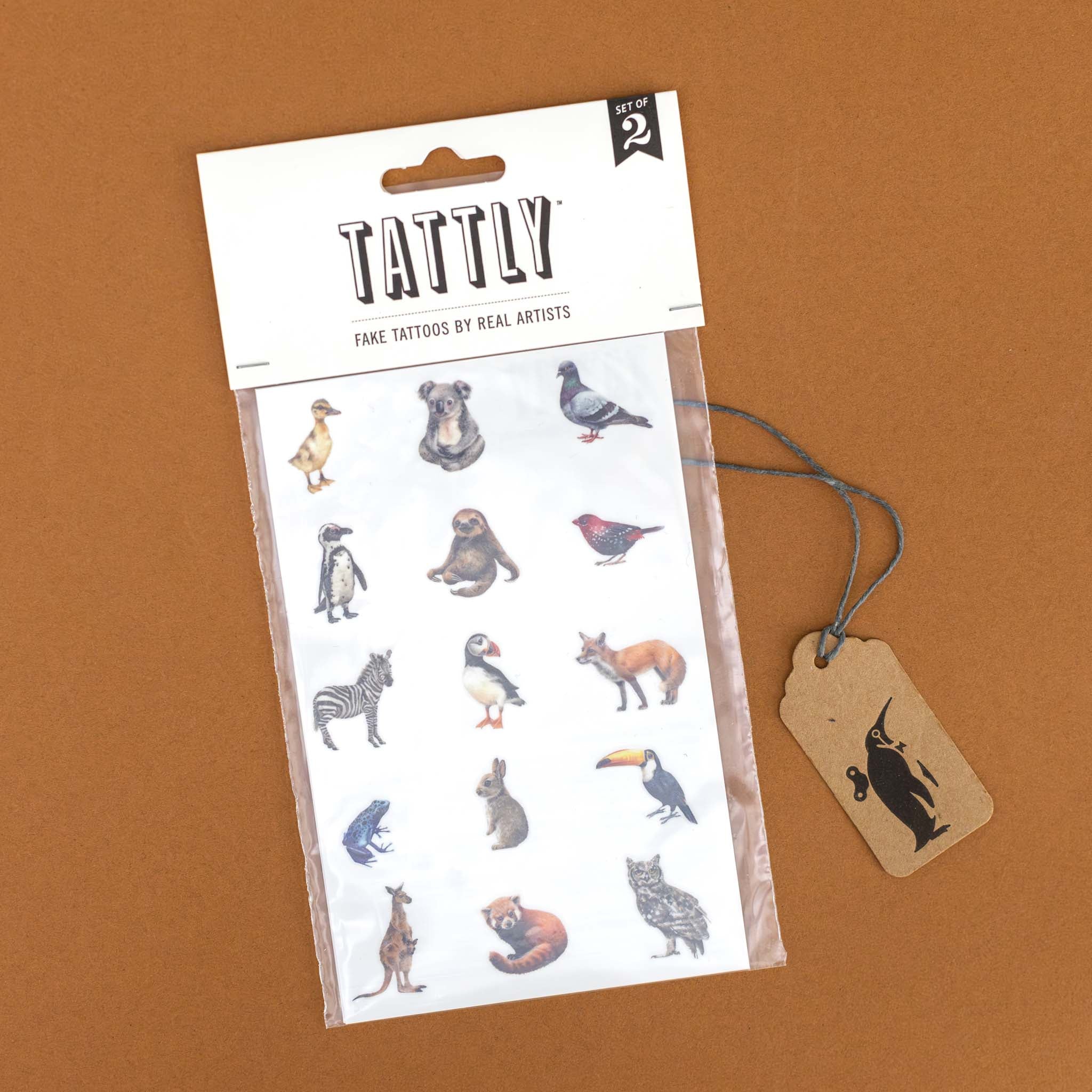 petite-animal-kingdom-temporary-tattoo-pair