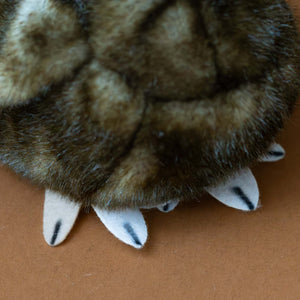  petite-hen-brown-stuffed-animal-with-realistic-features-sueded-feet