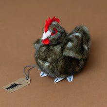 Load image into Gallery viewer,  petite-hen-brown-stuffed-animal-with-realistic-features