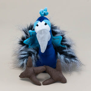 bright-blue-with-fluffy-grey-plum-and-brown-feet-pfau-ciao-peacock-stuffed-animal