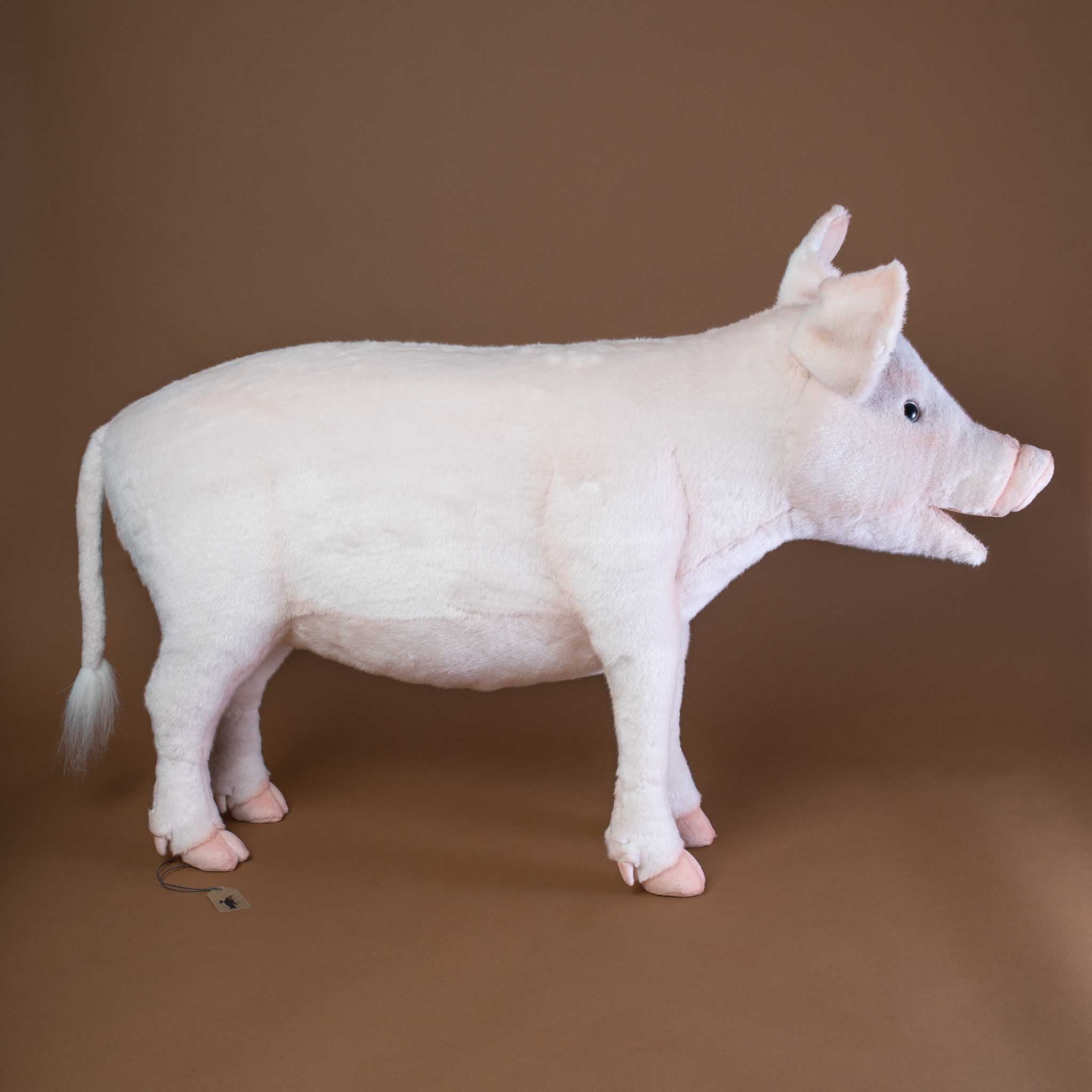 Plush Piggy Seat side view