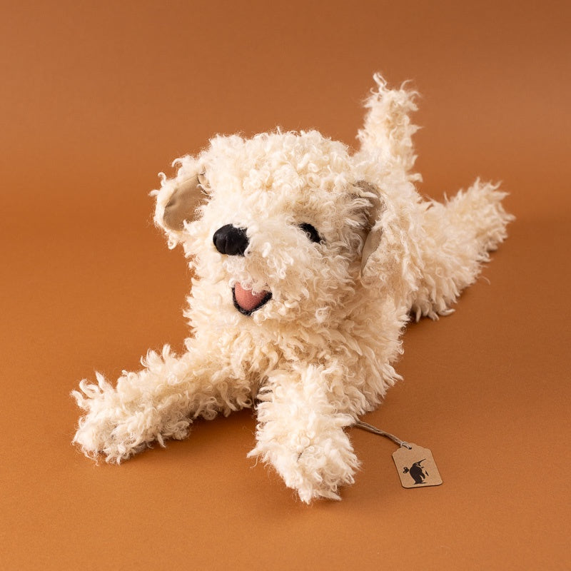 poodle-hand-puppet-white