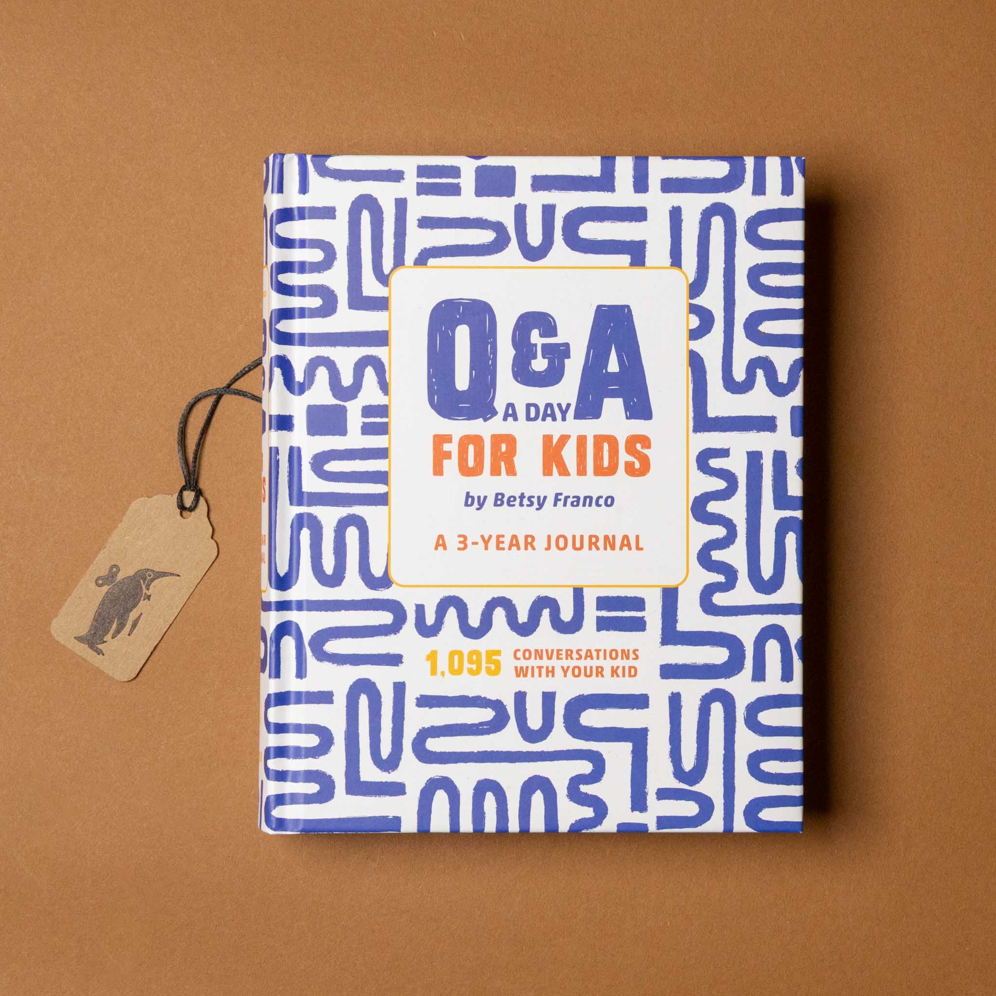 q-and-a-a-day-for-kids-a-3-year-journal-cover-with-blue-and-white-maze-like-lines