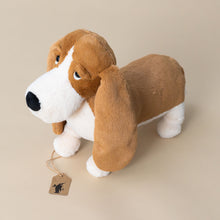 Load image into Gallery viewer, randall-basset-hound-brown-and-white-stuffed-animal