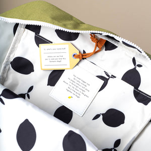 Recycled Farmhouse Envelope Backpack | Large - Sprout