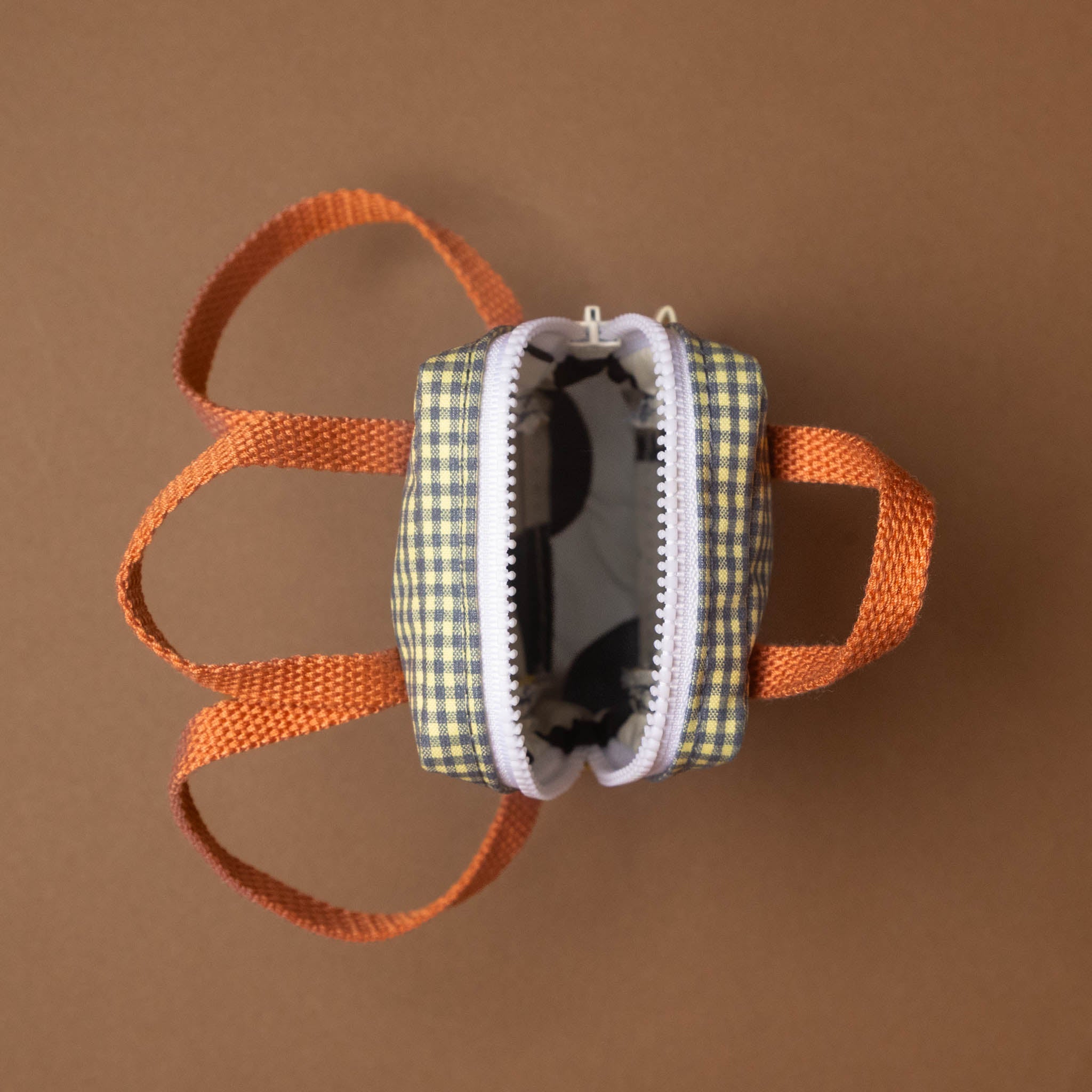 recycled-lemon-tree-backpack-teeny-tiny-gingham-moon-opening