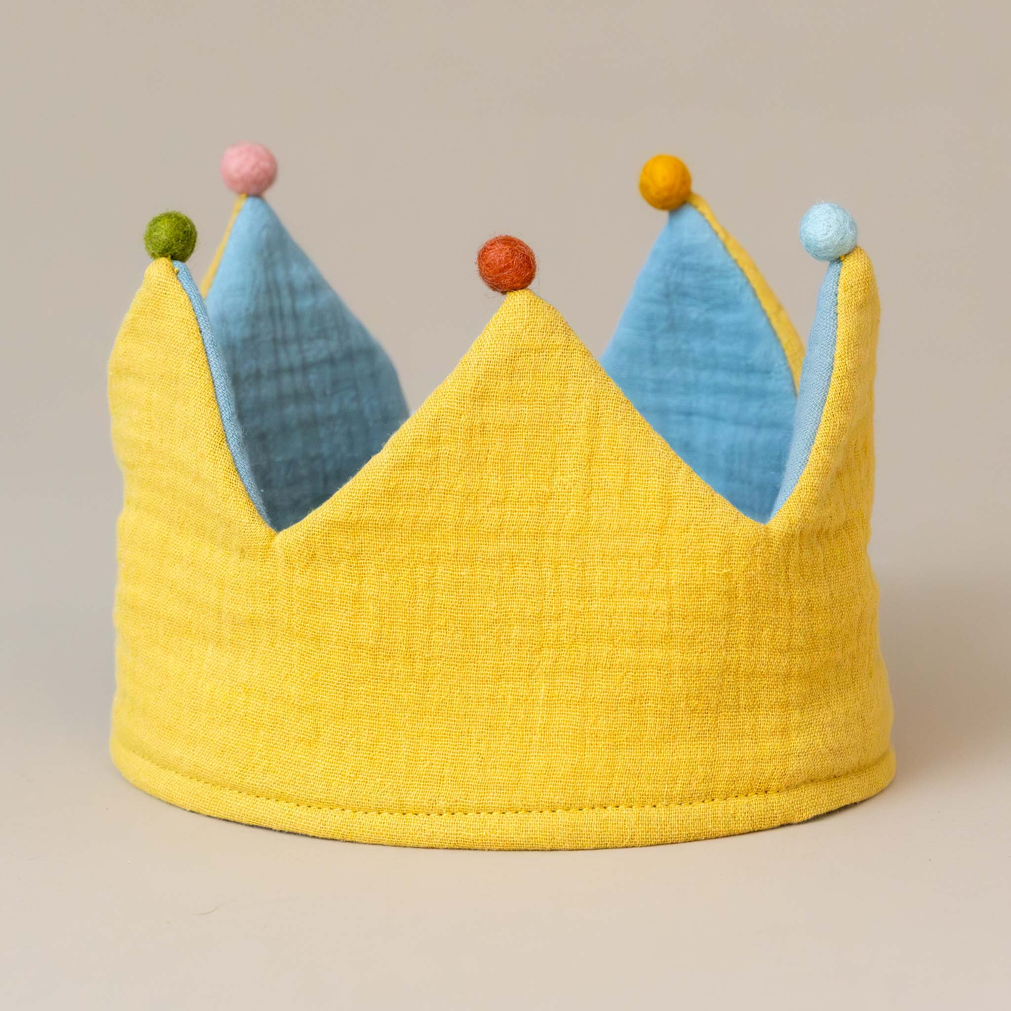 reversible-organic-cotton-muslin-party-crown-ocean-and-ochre