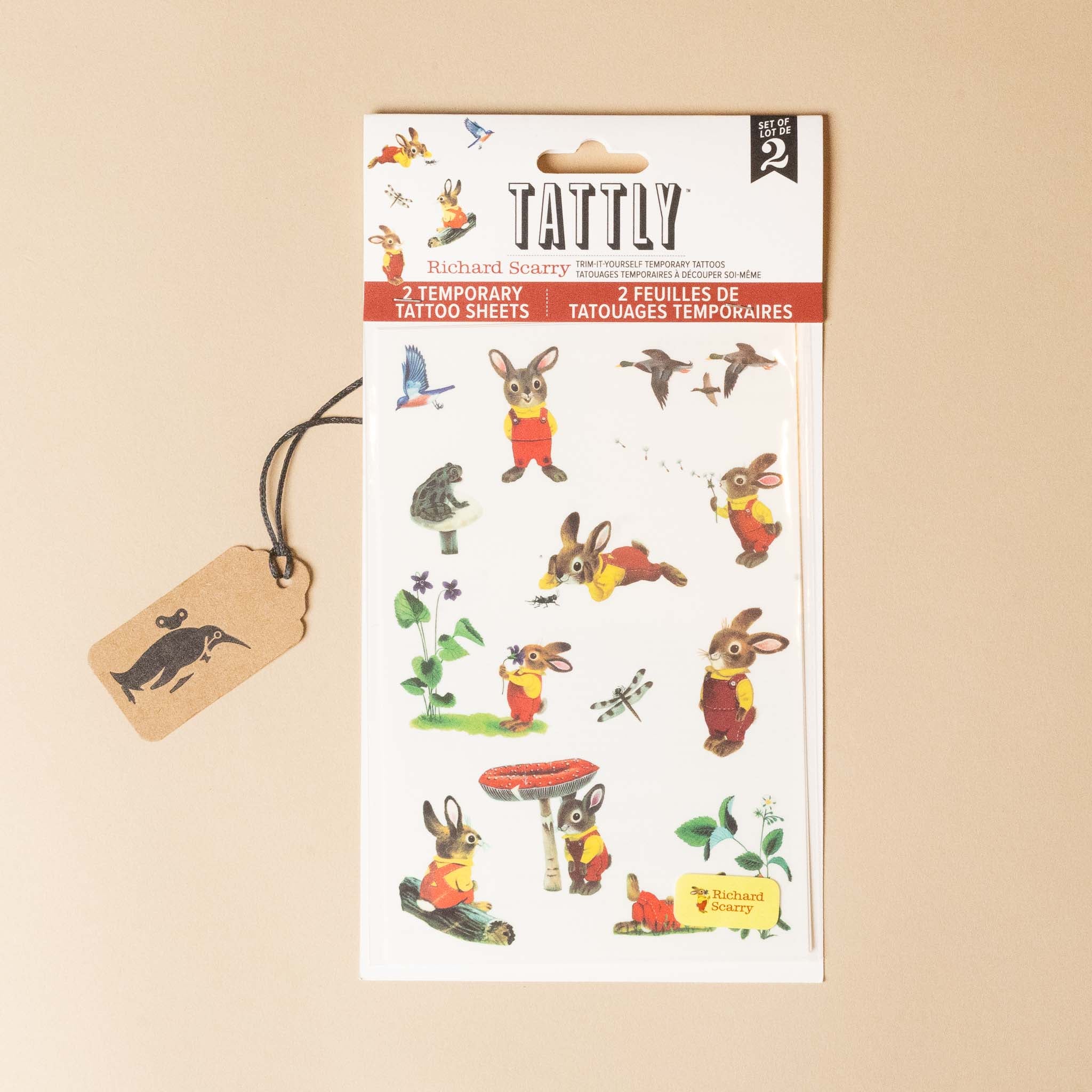 richard-scarrys-bunny-temporary-tattoo-sheet