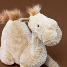 Load image into Gallery viewer, richie-carmel-dromedary-stuffed-animal-fluffy-hair-and-long-neck