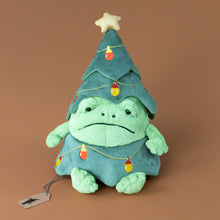 Load image into Gallery viewer, ricky-rain-frog-christmas-tree-stuffed-animal-with-lights-and-tree-costume