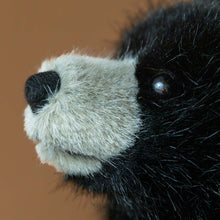 Load image into Gallery viewer, schwarz-the-black-bear-standing-stuffed-animal-snout-with-whisker-looking-details-and-clear-black-eyes