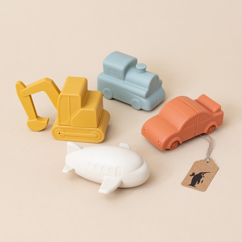 silicone-bath-toy-gift-set-vehicles-car-plane-train-bulldozer