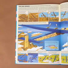 Load image into Gallery viewer, the-sun-seeker-section-with-illustrations-of-a-plane-with-solar-panels
