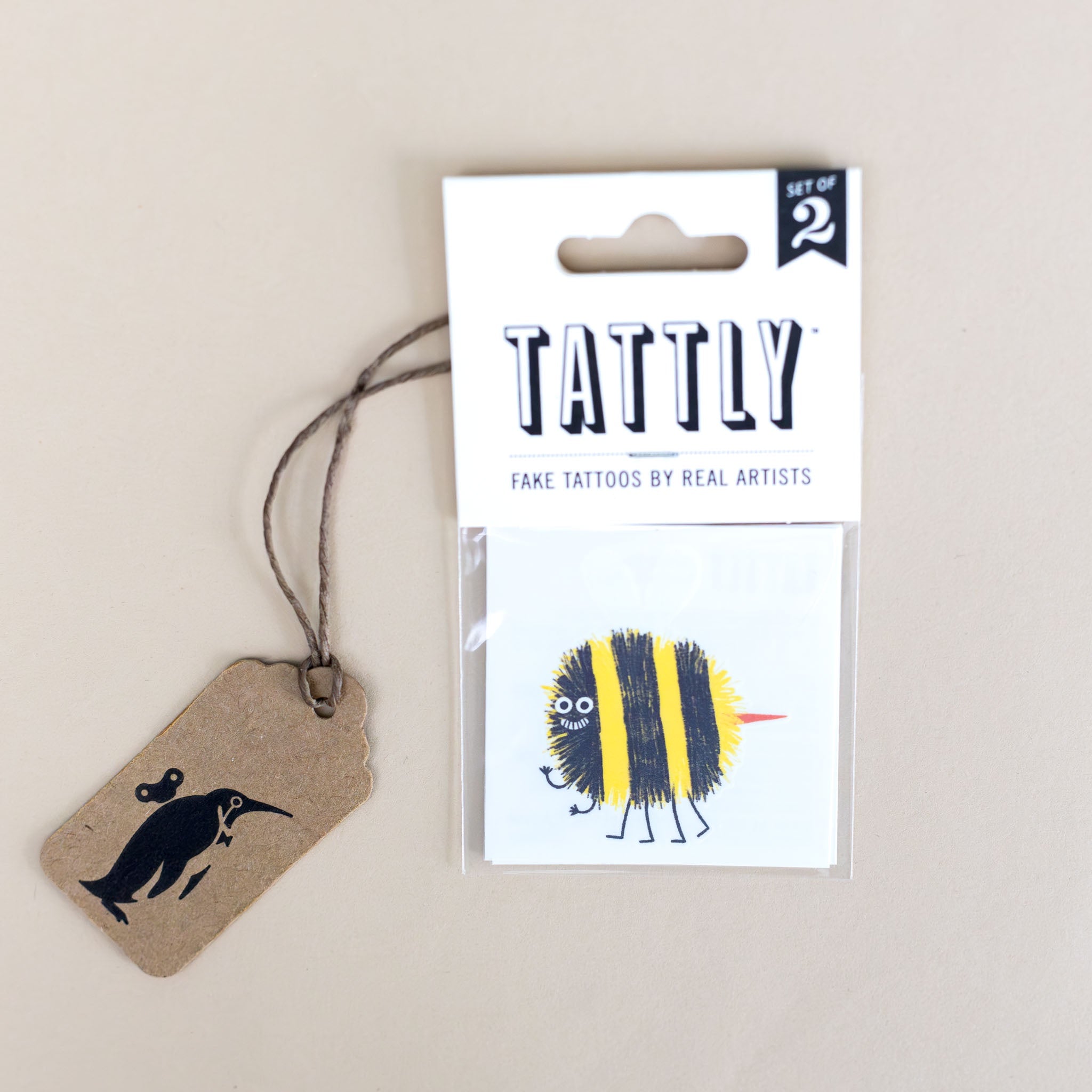 smiley-bee-temporary-tattoo-pair