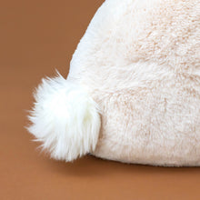 Load image into Gallery viewer, smudge-oatmeal-rabbit-large-stuffed-animal-with-white-fluffly-tail
