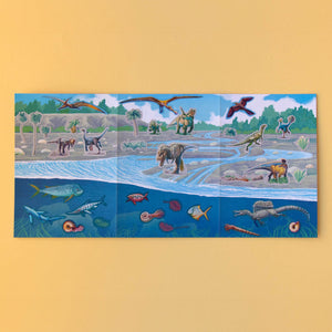 sticker-activity-book-dinos-with-a-t-rex-prehistoric-fish-plants-panel-with-stickers-applied