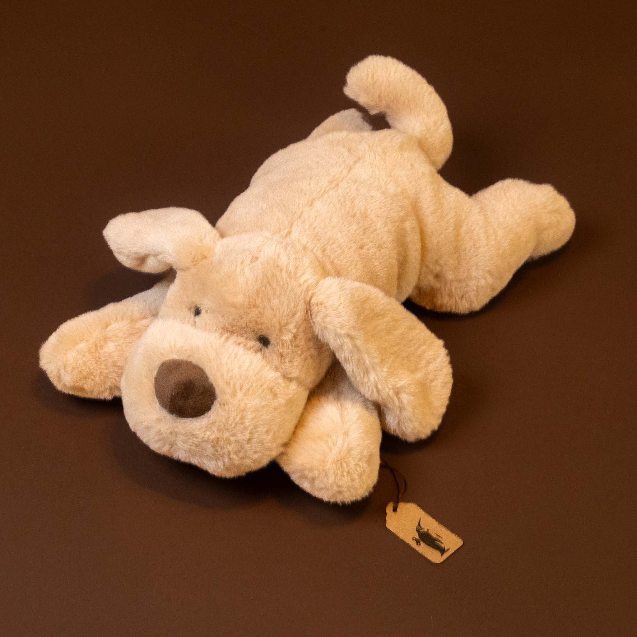 stretchy-pup-latte stuffed-animal