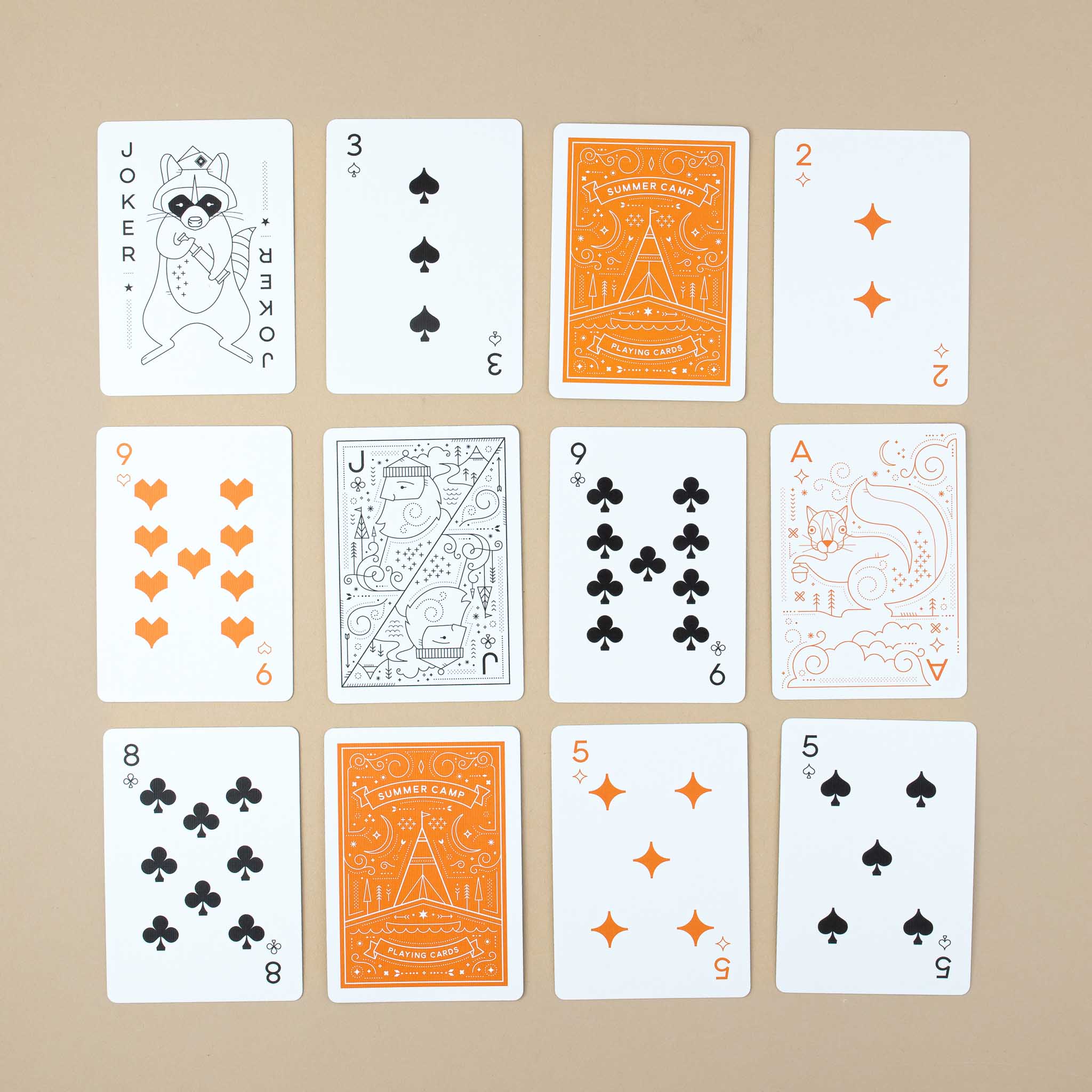 Summer Camp Playing Cards