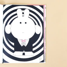 Load image into Gallery viewer, a-bunny-illustration-with-a-vibration-circle-image-behind-him