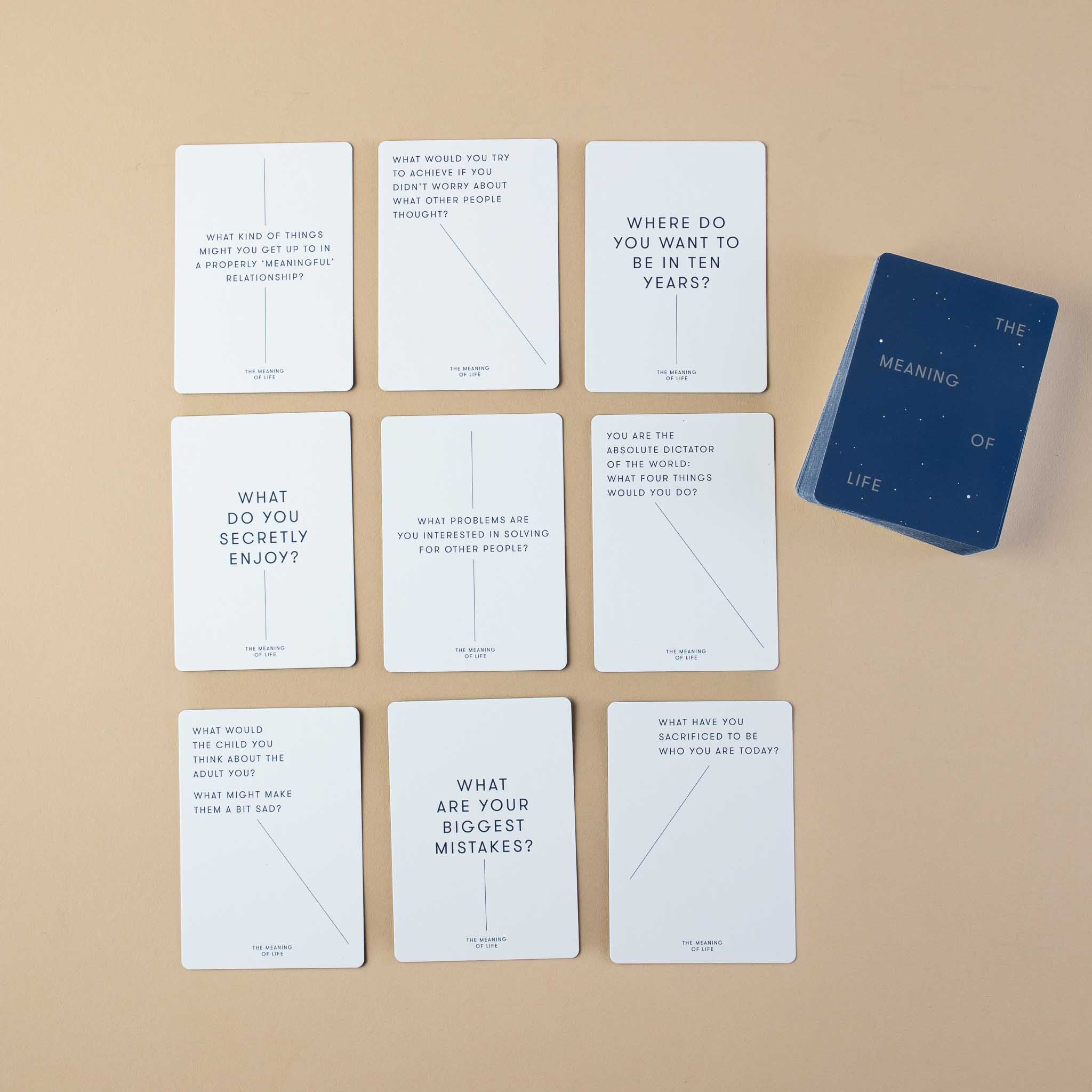 The Meaning of Life Conversation Card Set