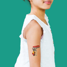 Load image into Gallery viewer, toadstool-bunny-temporary-tattoo-pai