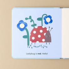 Load image into Gallery viewer, interior-page-textured-ladybug-and-flower