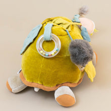 Load image into Gallery viewer, trois-petit-lapins-activity-turtle-back-with-ring-rattle-and-hedgehog