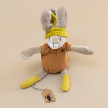 Load image into Gallery viewer, trois-petit-lapins-little-clay-rabbit-stuffed-animal