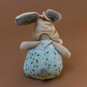 back-of-trois-petit-lapins-musical-sage-rabbit-with-fluffy-tail