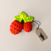 Load image into Gallery viewer, valery-the-red-and-green-raspberry-teether