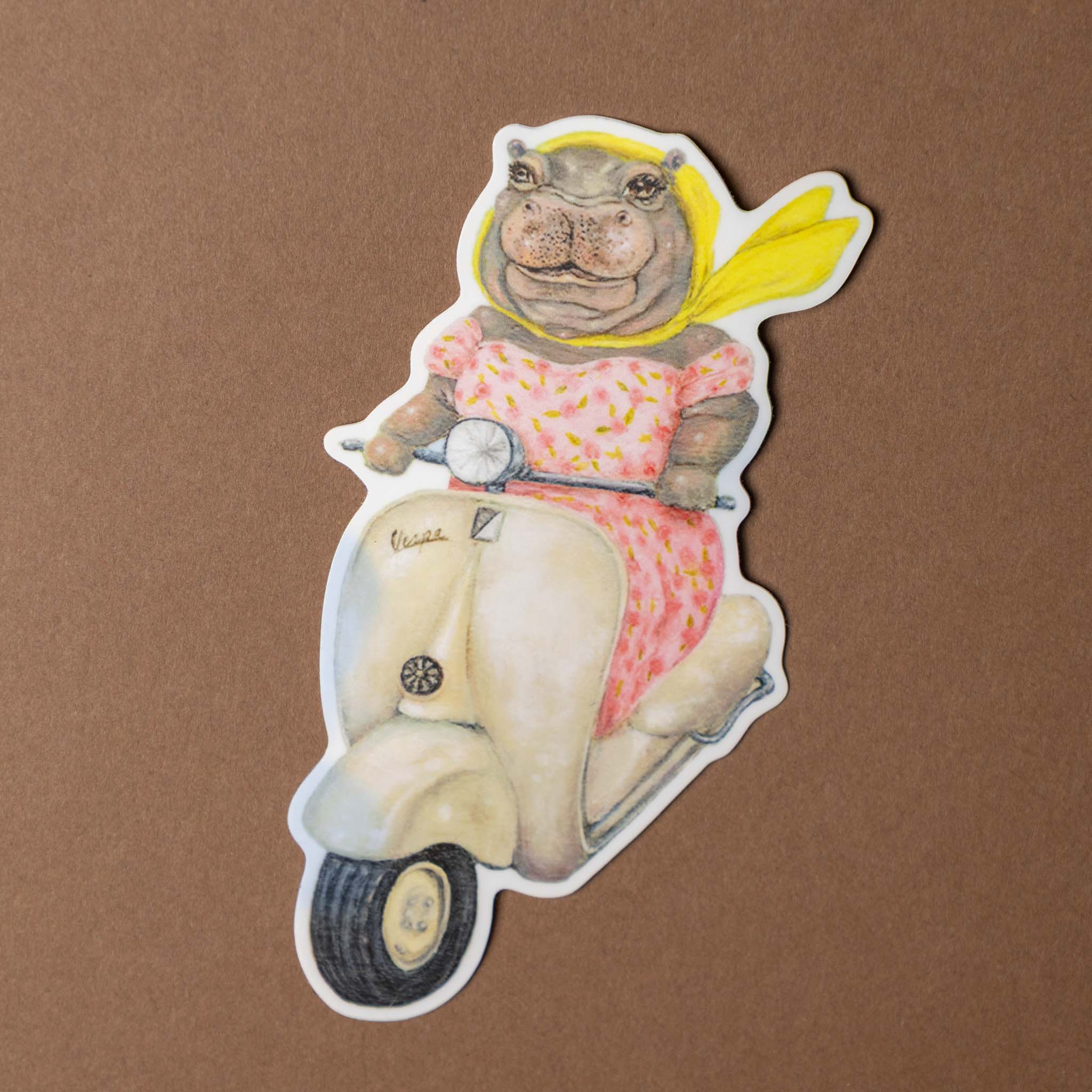 vinyl-die-cut-sticker-scooting-hippo