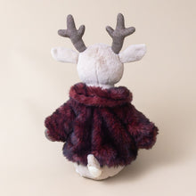 Load image into Gallery viewer, vivian-reindeer-stuffed-animal-with-fur-coat-back