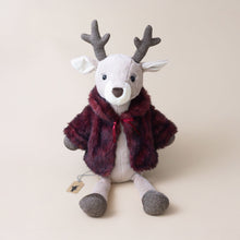 Load image into Gallery viewer, vivian-reindeer-stuffed-animal-with-fur-coat