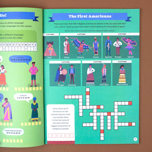 The First Americans crossword puzzle from We Are The United States Activity Book