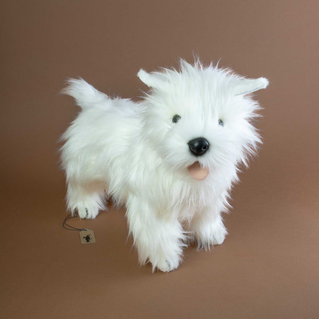 West Highland Terrier Dog Posable stuffed animal