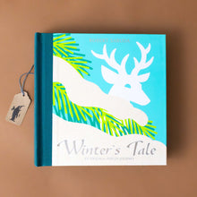 Load image into Gallery viewer, winters-tale-an-original-pop-up-journey-cover-with-a-stag-in-a-winter-scene