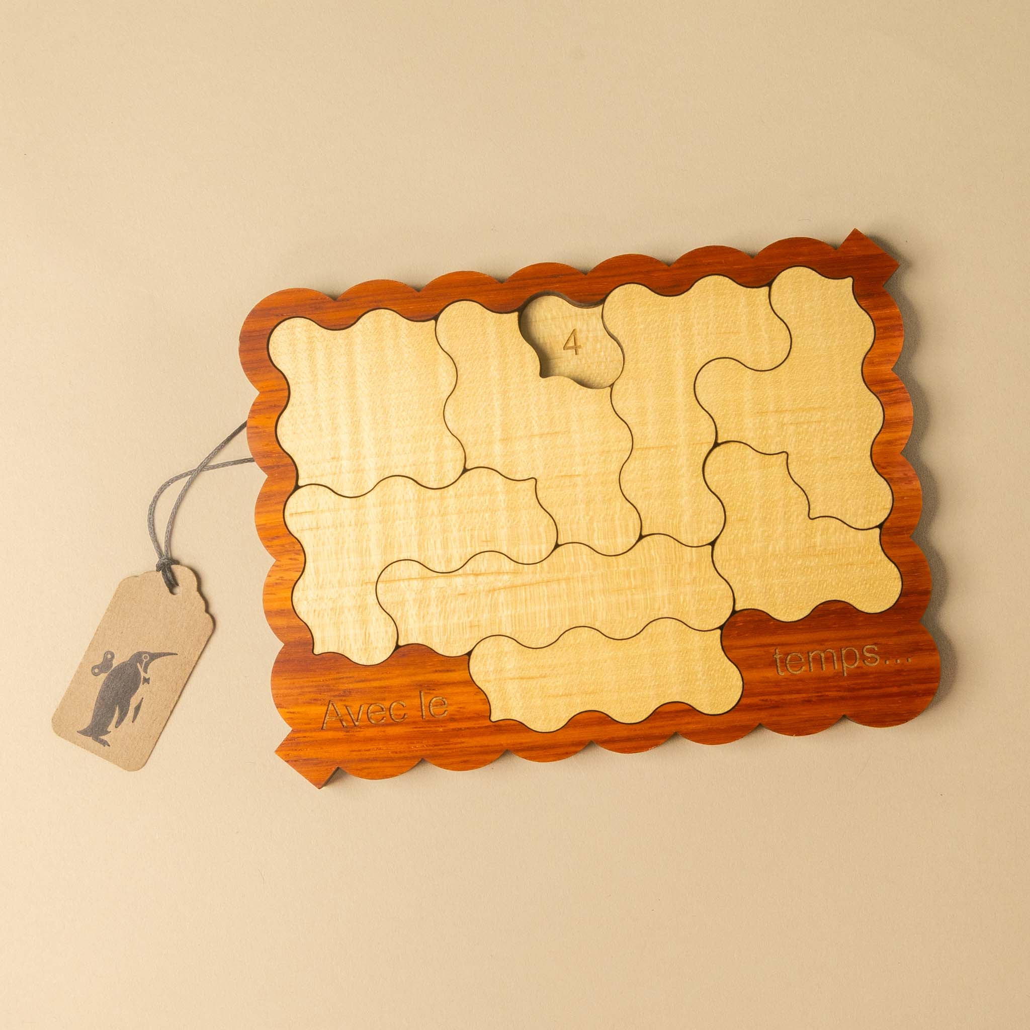 Wooden Avec Le Temps Puzzle | Grande